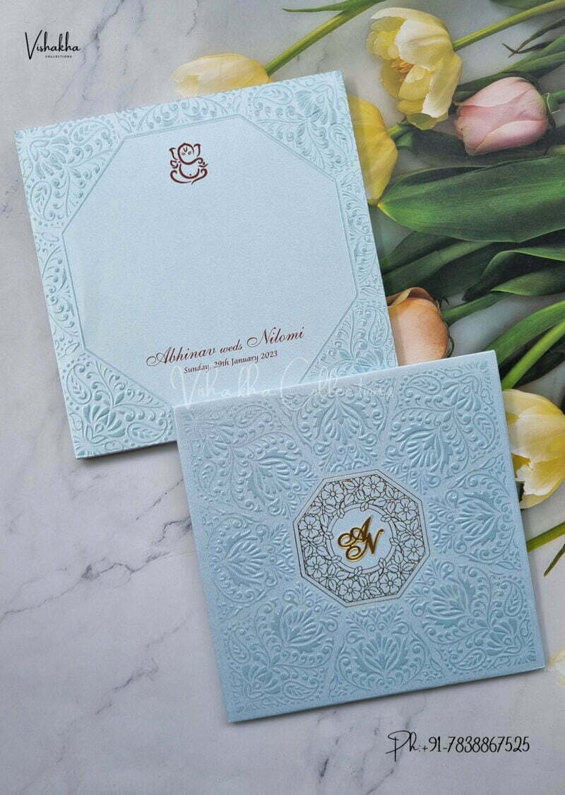 Designer Premium Customized Wedding Invitation Cards - MT2215