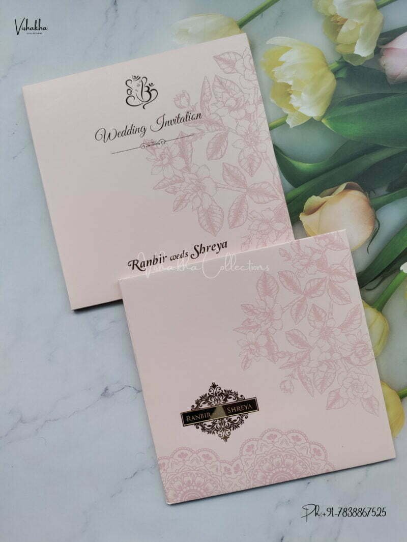 Designer Premium Customized Wedding Invitation Cards - S1503