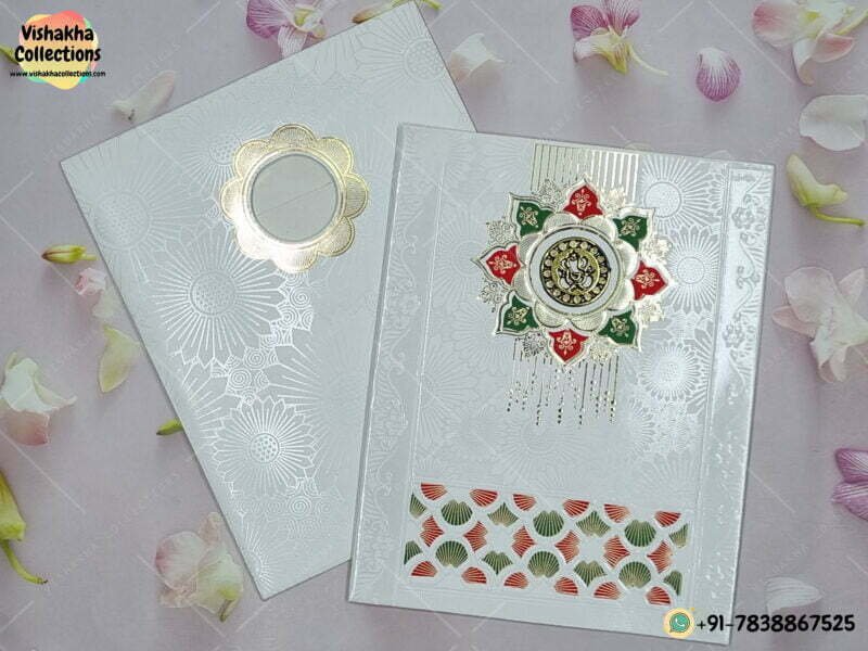 Designer Premium Customized Wedding Invitation Cards - GS-172