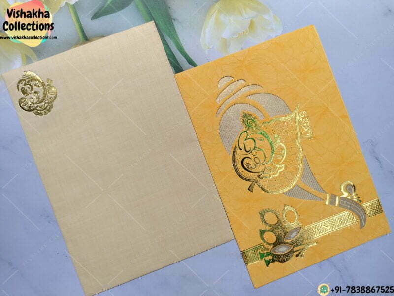 Designer Premium Customized Wedding Invitation Cards - VC-K5235