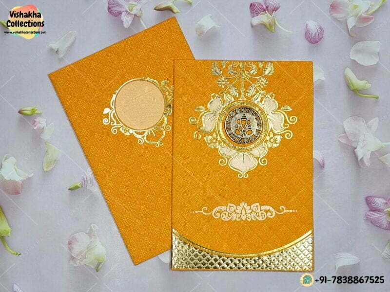 Designer Premium Customized Wedding Invitation Cards - GS-154