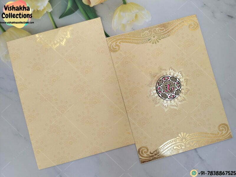 Designer Premium Customized Wedding Invitation Cards - VC-K5501