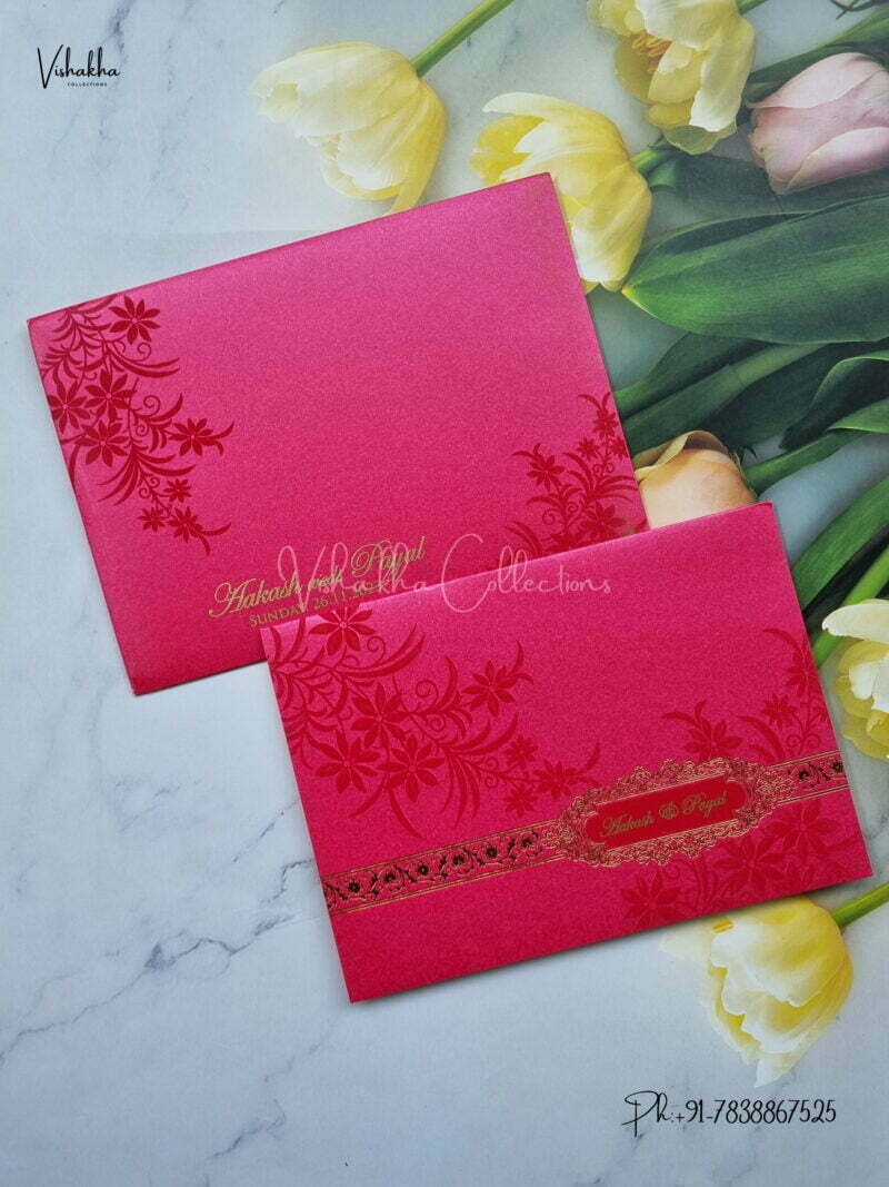 Designer Premium Customized Wedding Invitation Cards - MT225