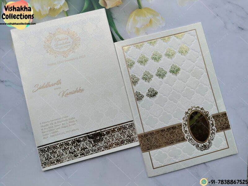 Designer Premium Customized Wedding Invitation Cards - VC-K5008