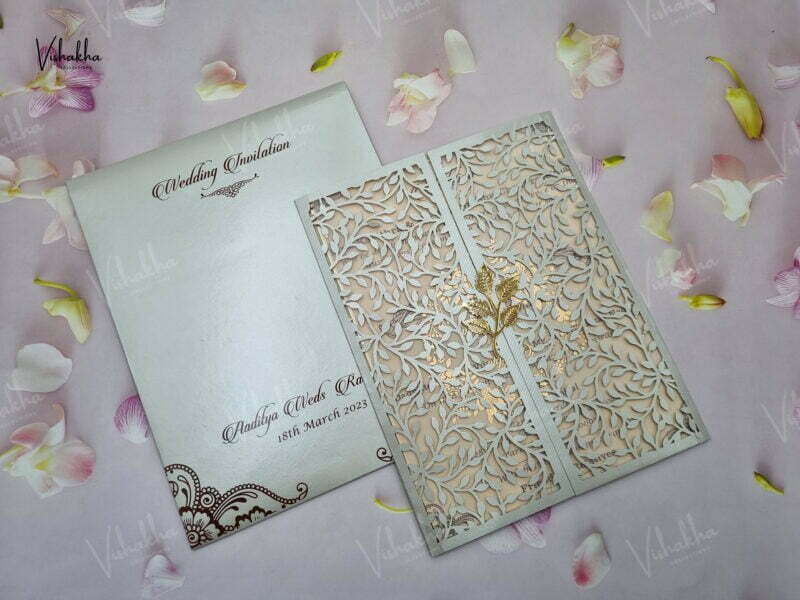 Designer Premium Customized Wedding Invitation Cards - A-2891