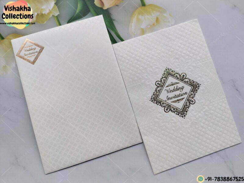 Designer Premium Customized Wedding Invitation Cards - VC-K5088