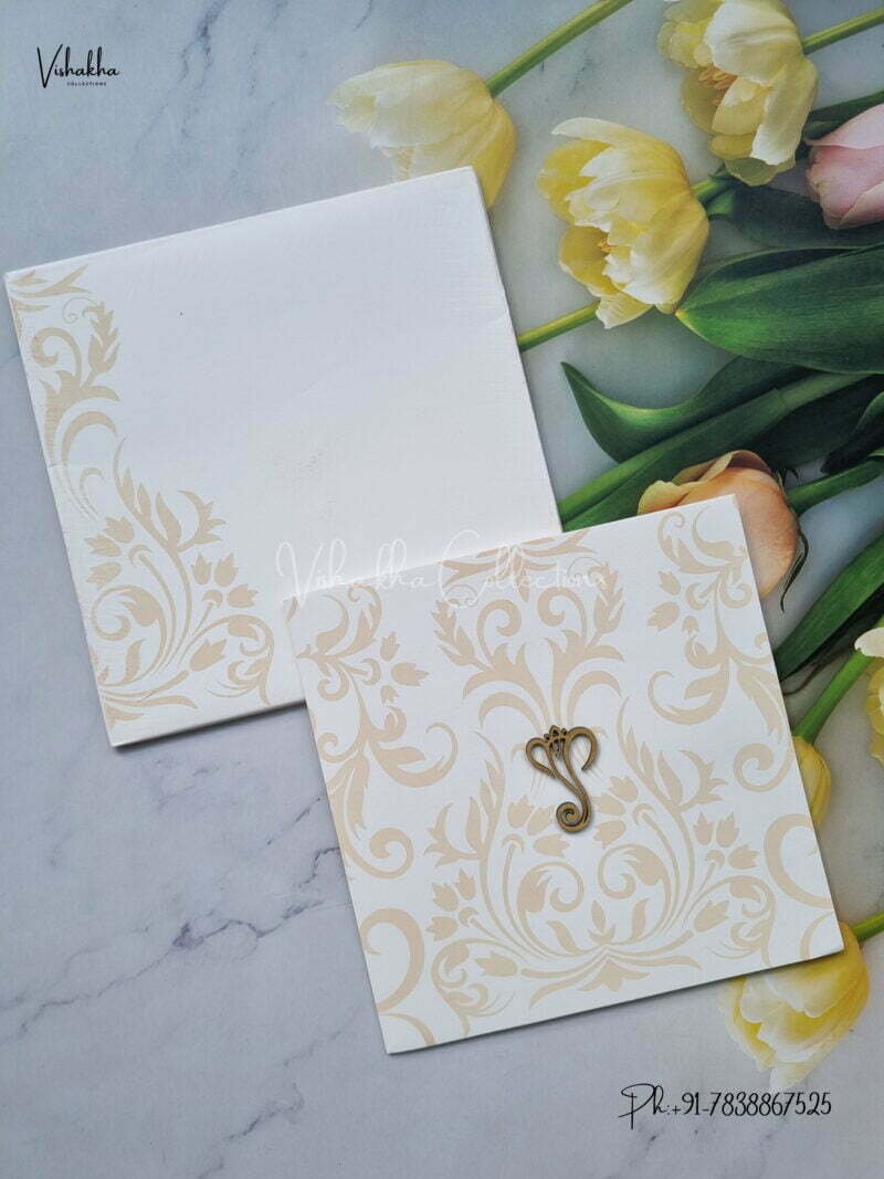 Designer Premium Customized Wedding Invitation Cards - MT435