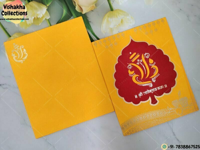 Designer Premium Customized Wedding Invitation Cards - VC-K5268