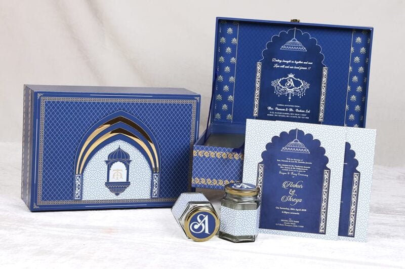 Wah Taj Art Designer Collectible Exclusive Wedding Invitaion Box