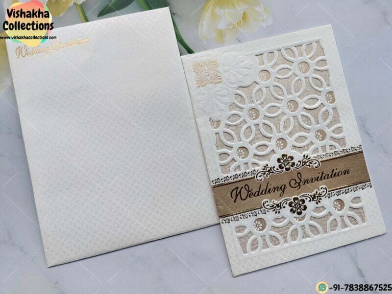 Designer Premium Customized Wedding Invitation Cards - VC-K5063