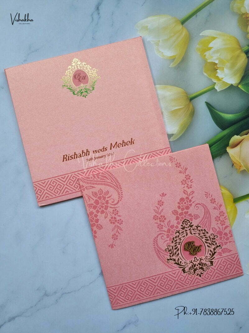 Designer Premium Customized Wedding Invitation Cards - MT213