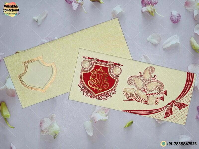 Designer Premium Customized Wedding Invitation Cards - GS-110