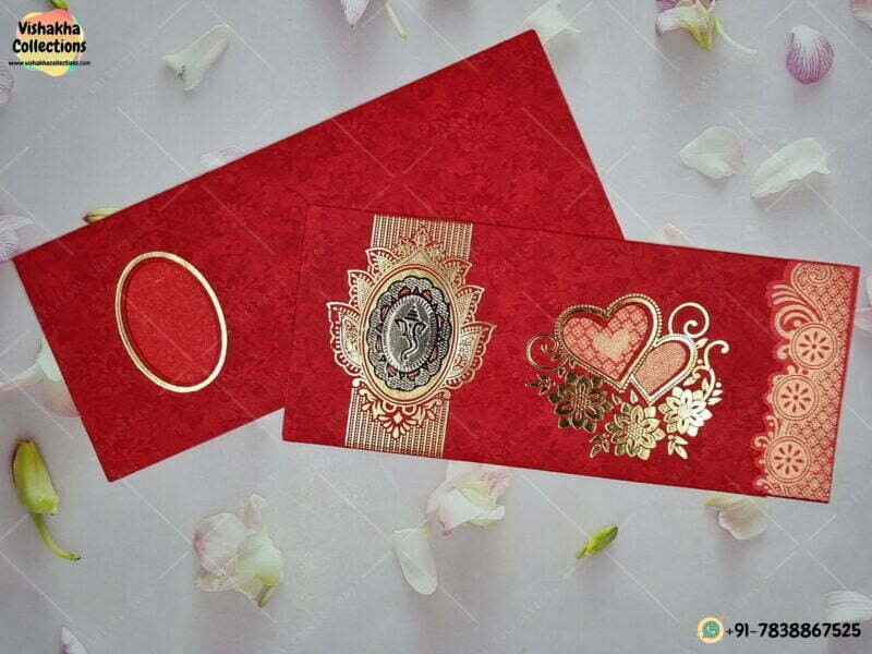 Designer Premium Customized Wedding Invitation Cards - GS-115
