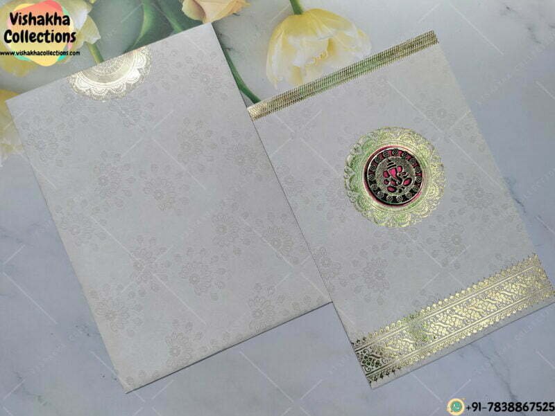 Designer Premium Customized Wedding Invitation Cards - VC-K5565