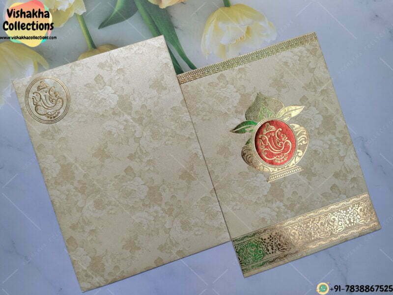 Designer Premium Customized Wedding Invitation Cards - VC-K5184