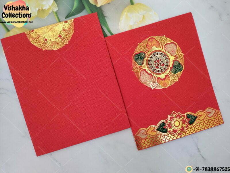 Designer Premium Customized Wedding Invitation Cards - VC-K5137