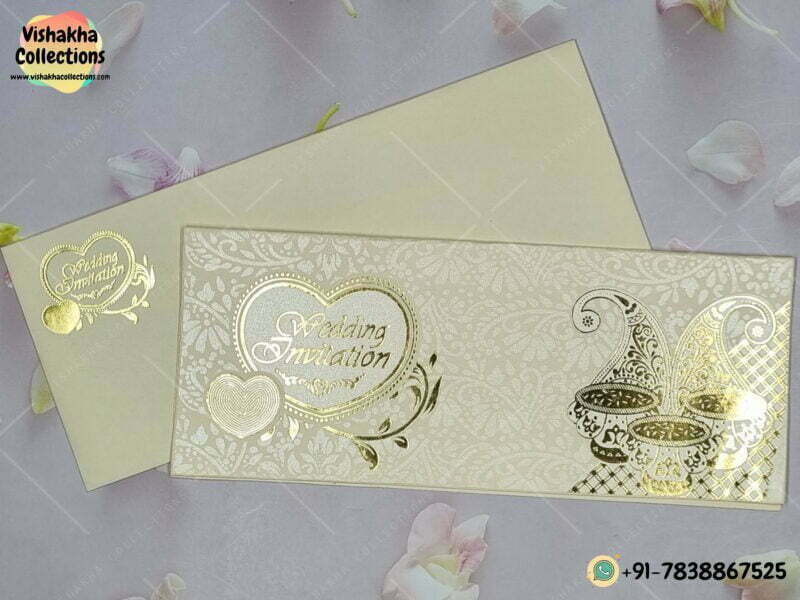 Designer Premium Customized Wedding Invitation Cards - GS-144