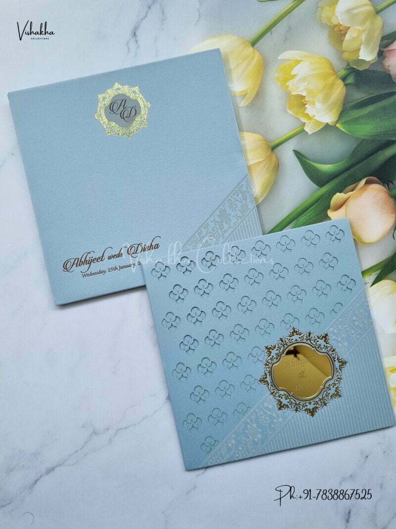 Designer Premium Customized Wedding Invitation Cards - MT824