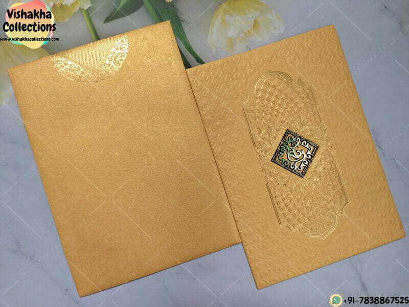 Designer Premium Customized Wedding Invitation Cards - VC-K5466