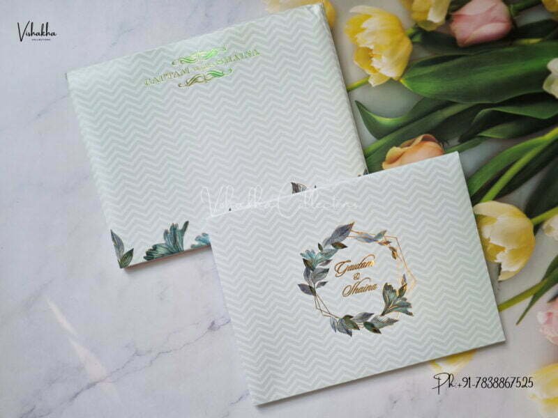 Designer Premium Customized Wedding Invitation Cards - MT3203