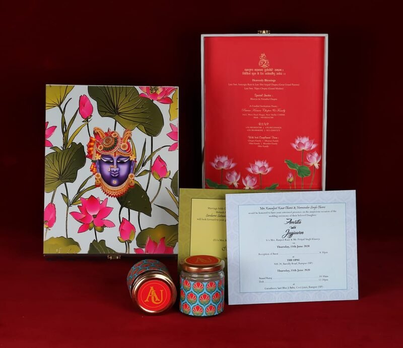 Thakur Ji Designer Collectible Exclusive Wedding Invitaion Box