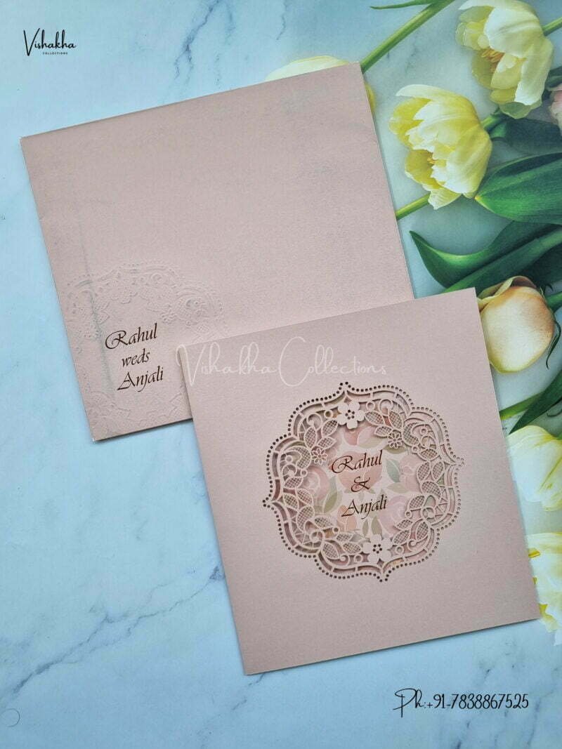 Designer Premium Customized Wedding Invitation Cards - MT1088