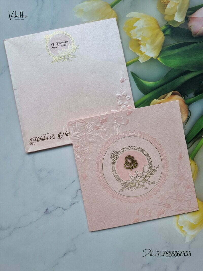 Designer Premium Customized Wedding Invitation Cards - MT813