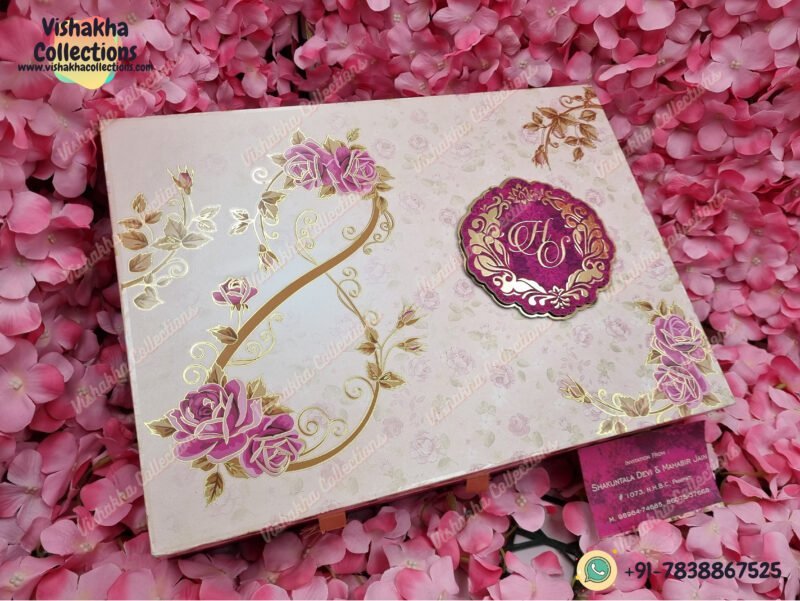 Designer Customized Box Wedding Invitation Cards - BM-027