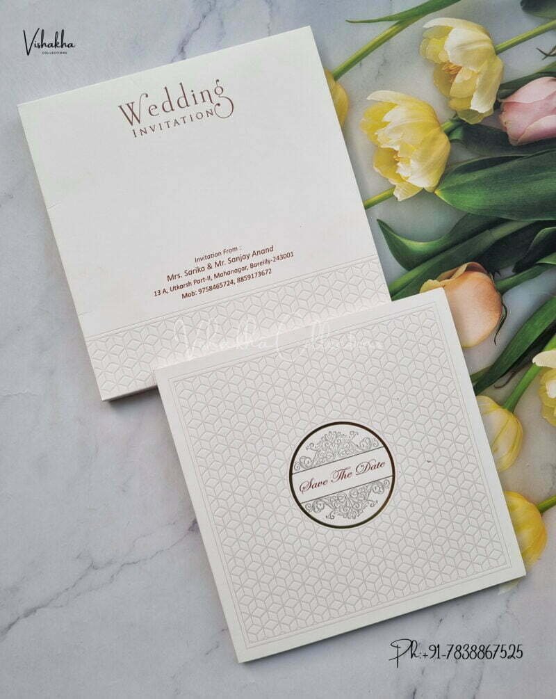 Designer Premium Customized Wedding Invitation Cards – EJ0703