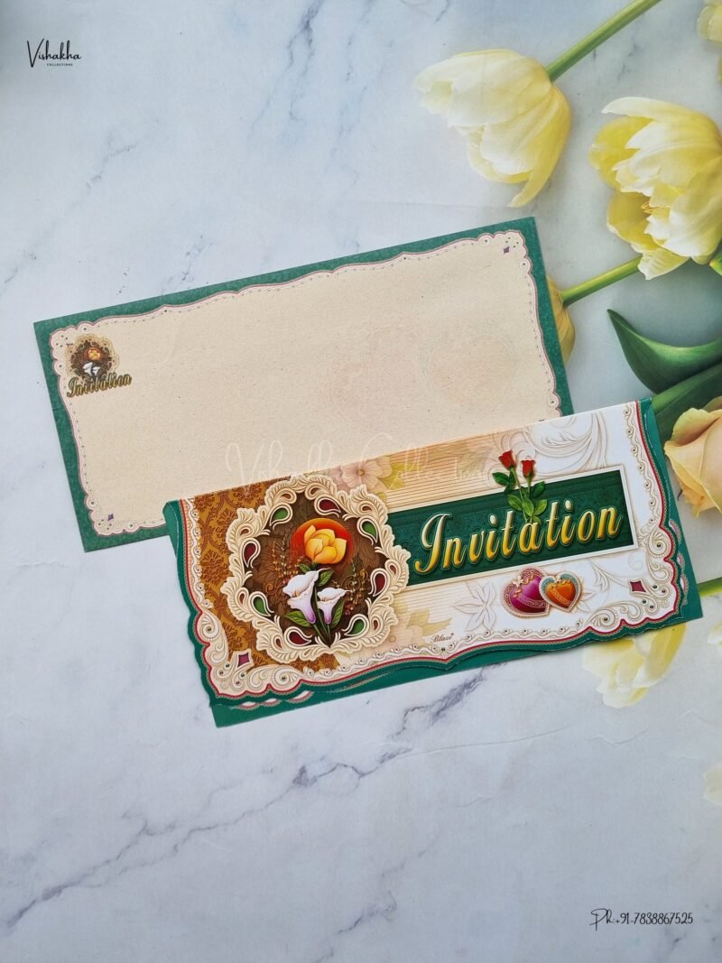 Designer Premium Customized Wedding Invitation Cards - B-008