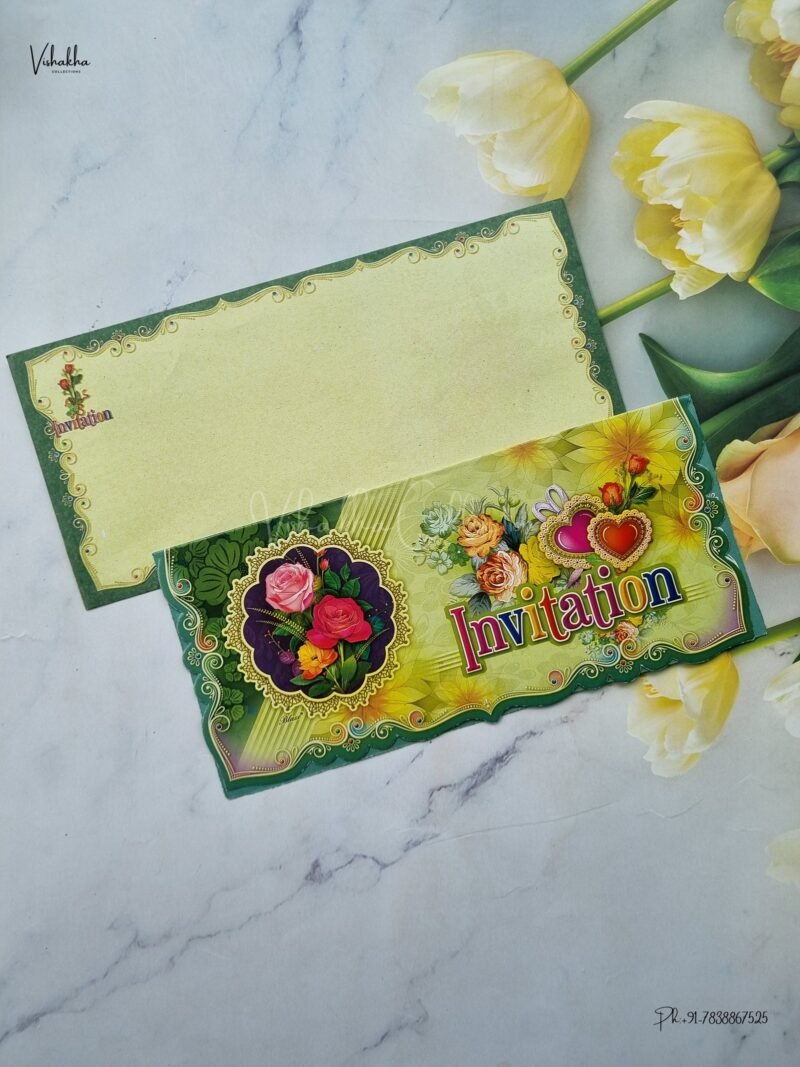 Designer Premium Customized Wedding Invitation Cards - B-009