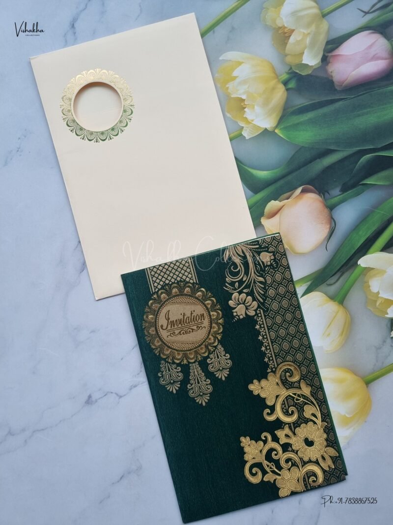 Designer Premium Customized Wedding Invitation Cards - B-108