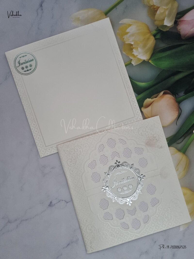 Designer Premium Customized Wedding Invitation Cards - B-138