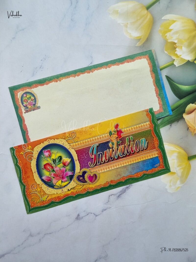 Designer Premium Customized Wedding Invitation Cards - B-024