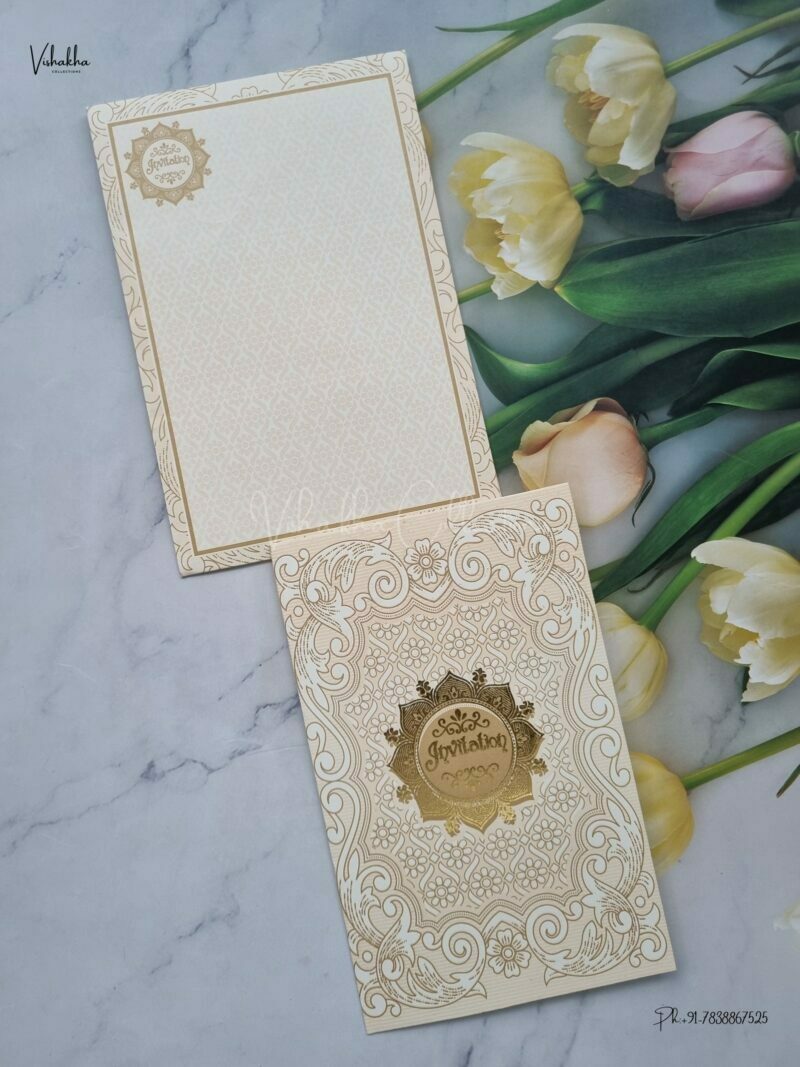 Designer Premium Customized Wedding Invitation Cards - B-060