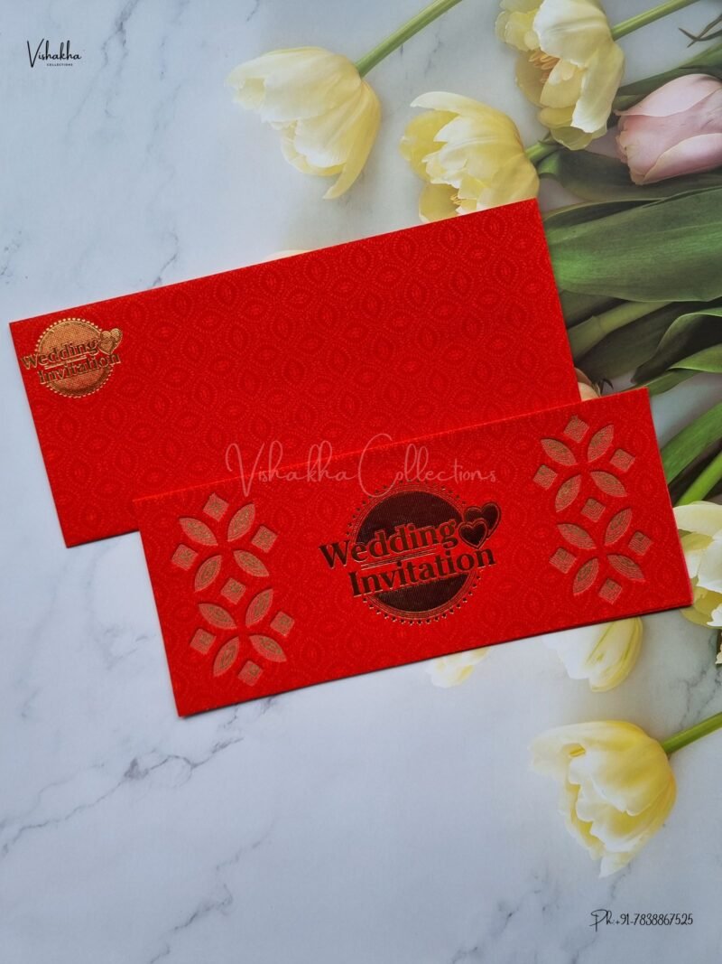 Designer Premium Customized Wedding Invitation Cards - GS-268