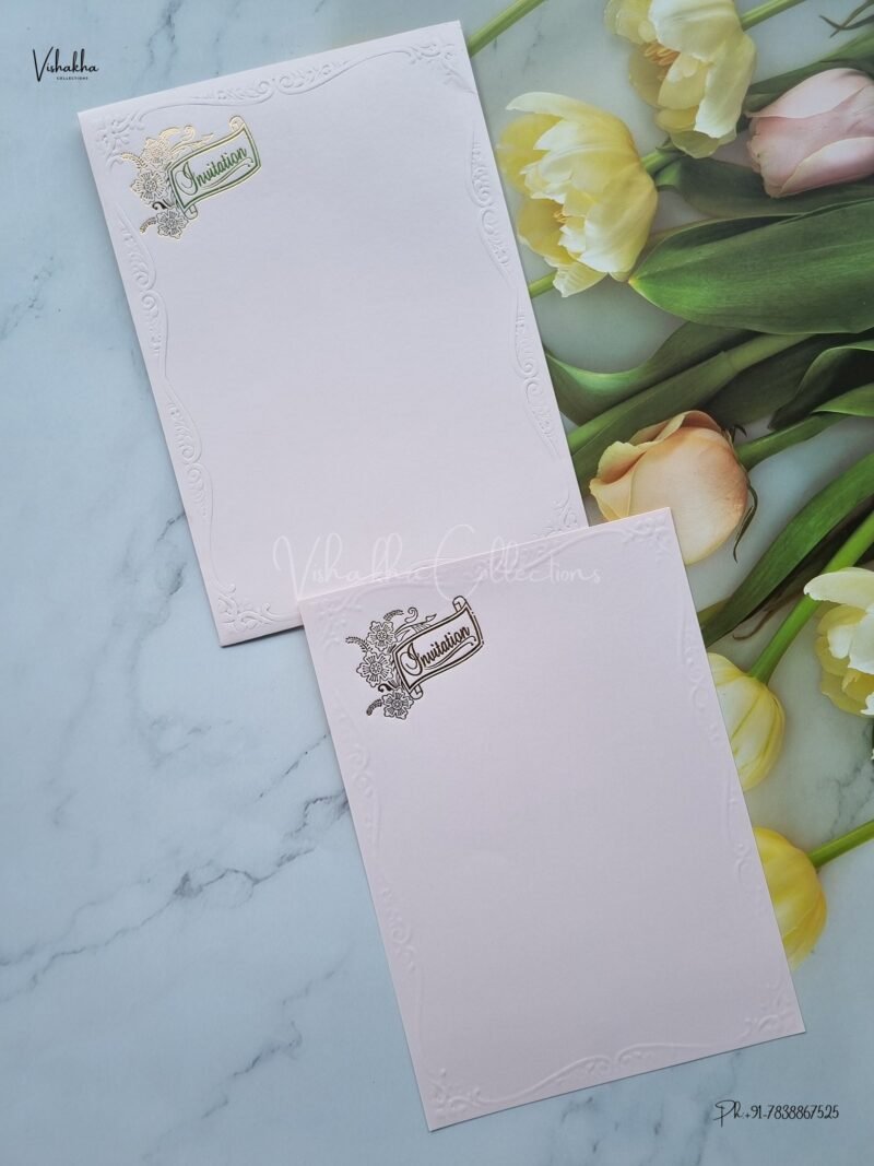 Designer Premium Customized Wedding Invitation Cards - GS-277