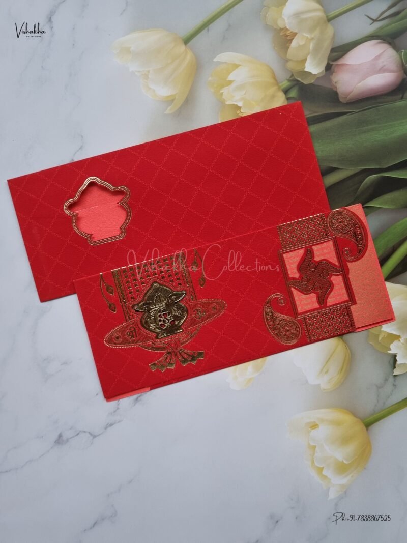 Designer Premium Customized Wedding Invitation Cards - GS-288