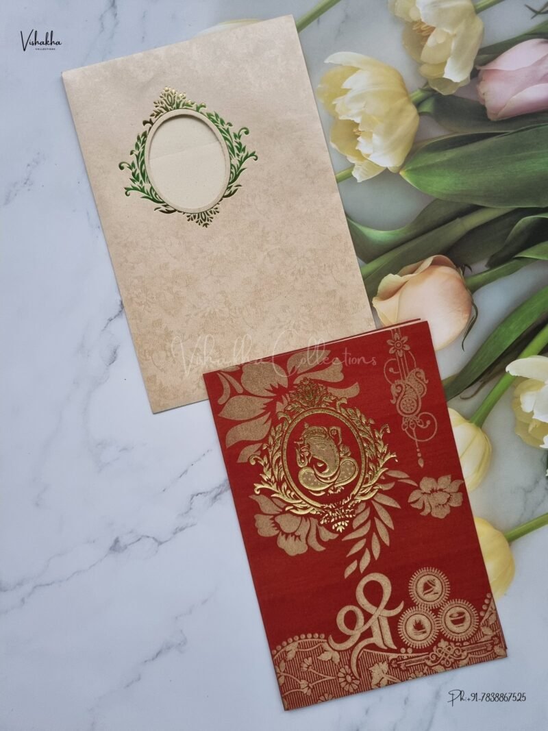 Designer Premium Customized Wedding Invitation Cards - GS-296
