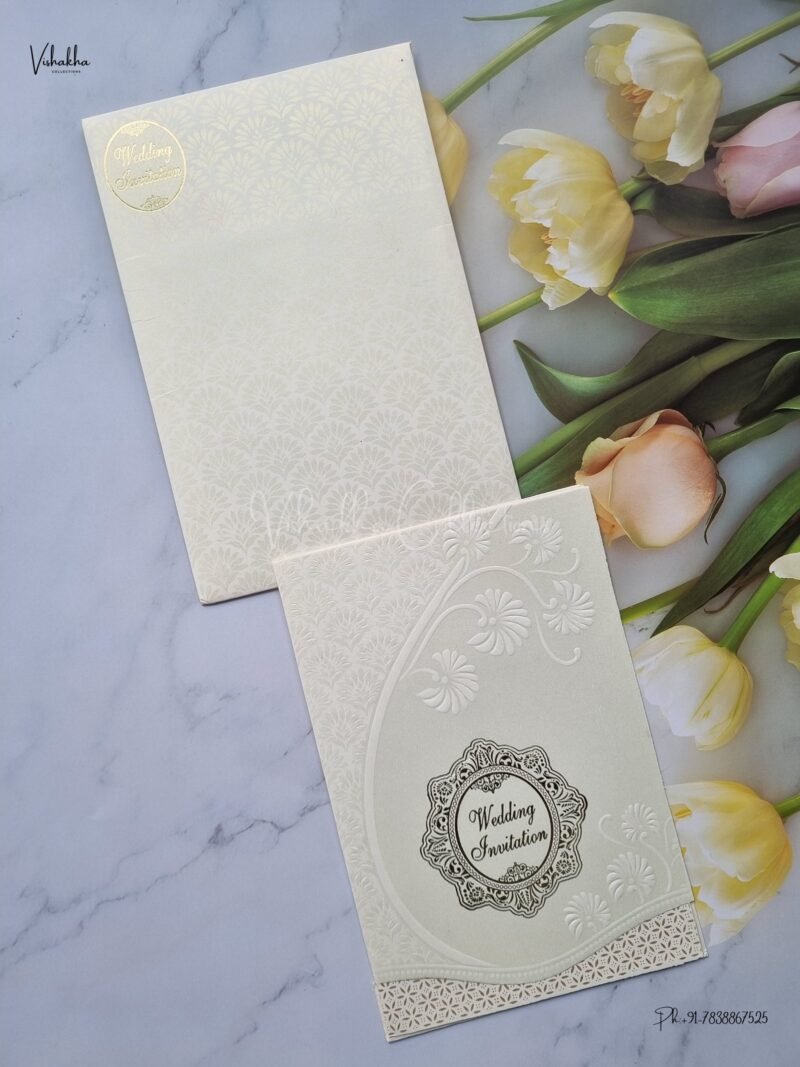 Designer Premium Customized Wedding Invitation Cards - GS-301