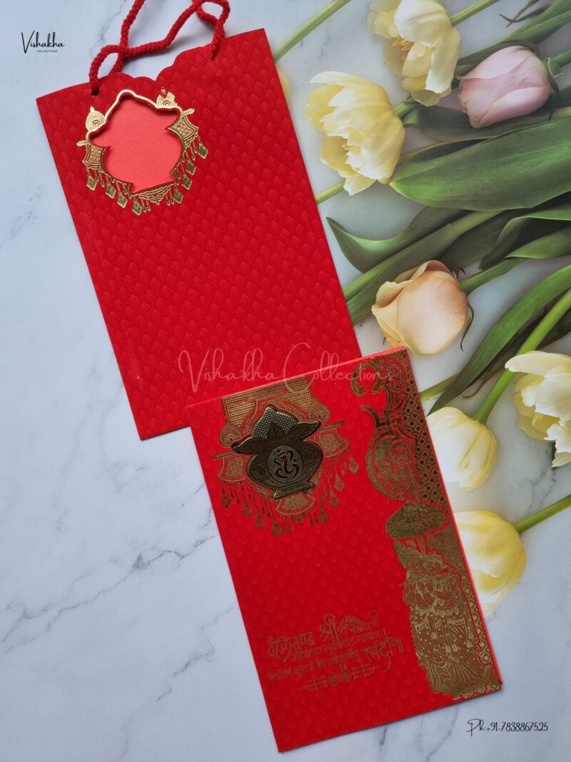 Designer Premium Customized Wedding Invitation Cards - GS-338