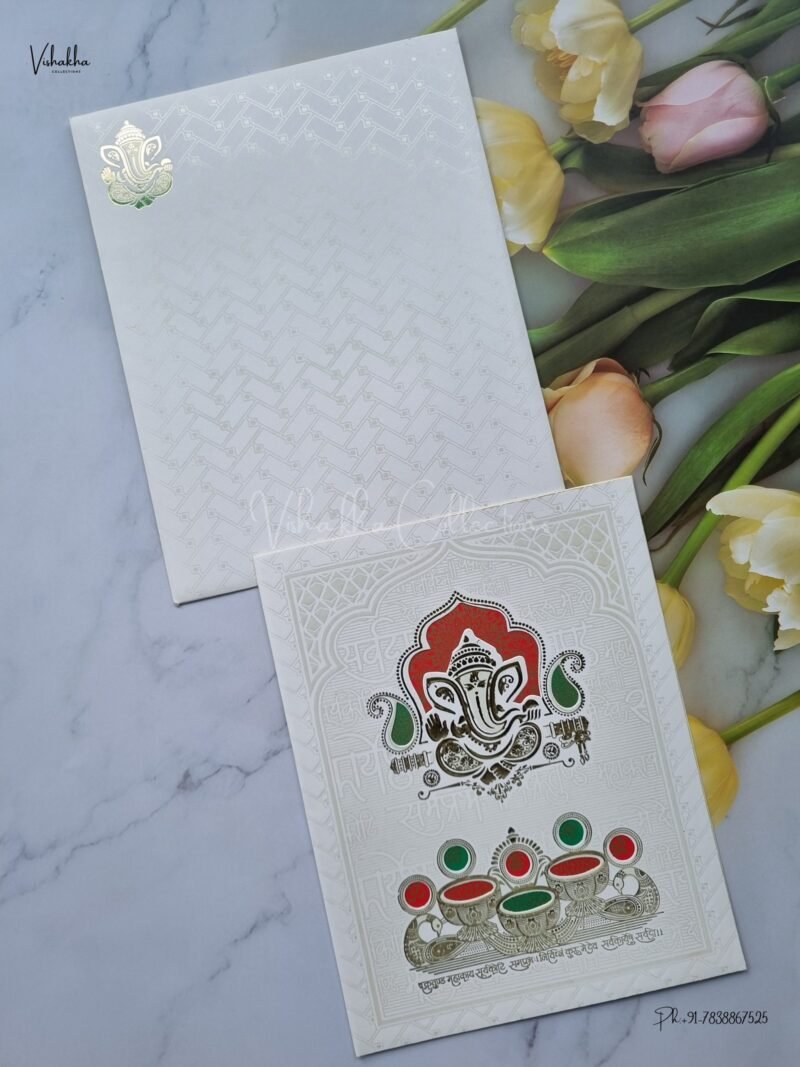 Designer Premium Customized Wedding Invitation Cards - GS-345