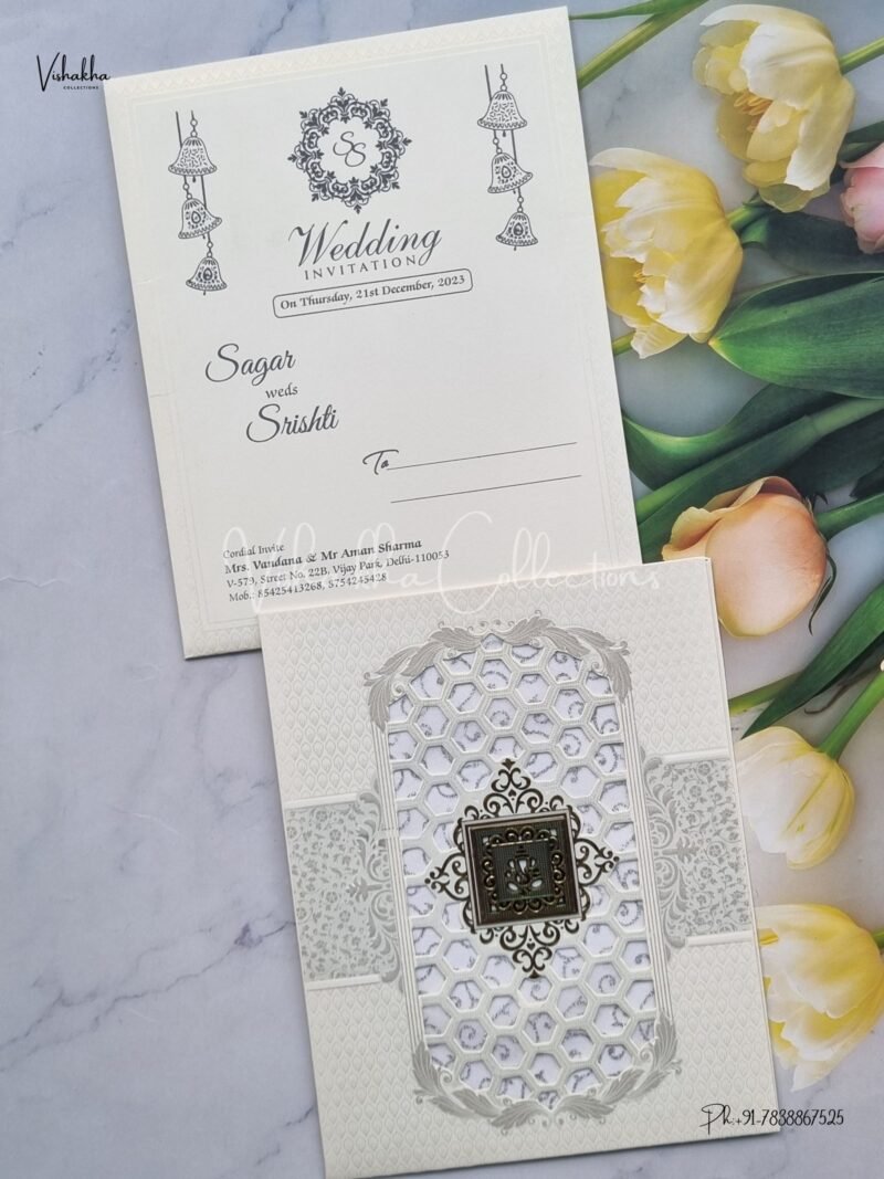 Designer Premium Customized Wedding Invitation Cards - NA-1081