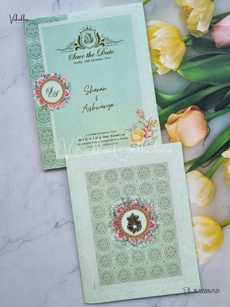 Designer Premium Customized Wedding Invitation Cards - NA-116