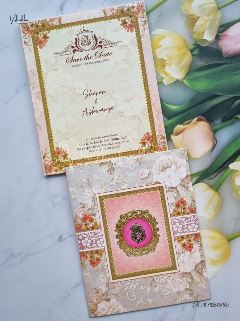 Designer Premium Customized Wedding Invitation Cards - NA-13
