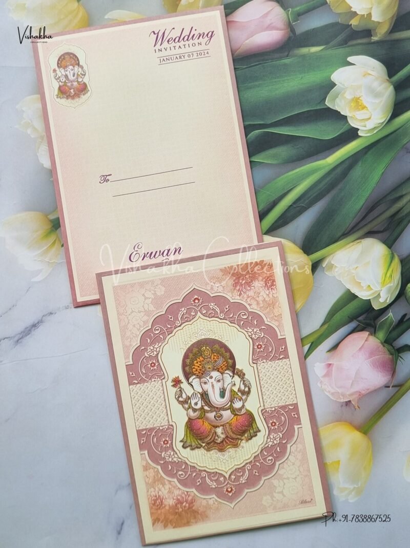 Designer Premium Customized Wedding Invitation Cards - NA-42