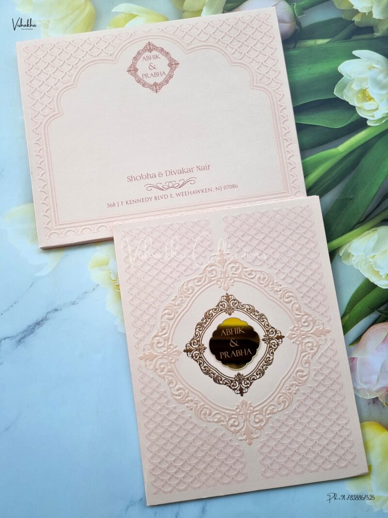 Designer Premium Customized Wedding Invitation Cards - MX-1815