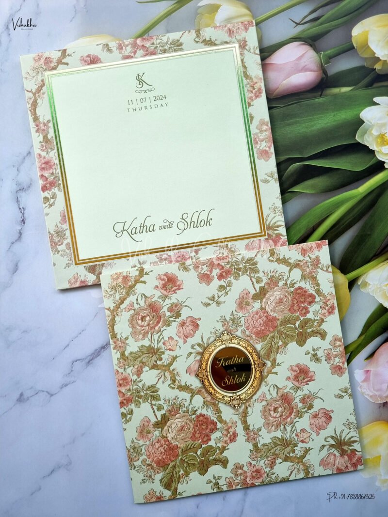 Designer Premium Customized Wedding Invitation Cards - MX-1821
