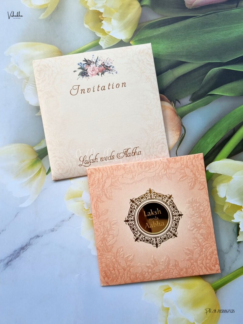 Designer Premium Customized Wedding Invitation Cards - MX-1809