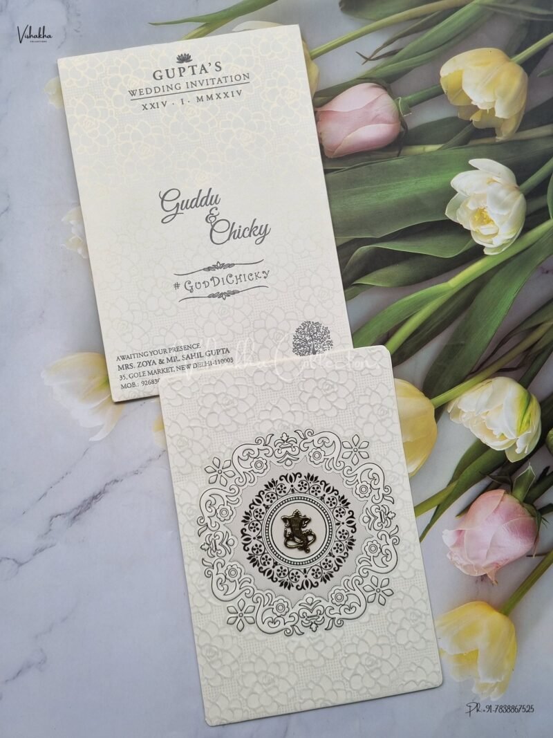 Designer Premium Customized Wedding Invitation Cards - ATS-1509